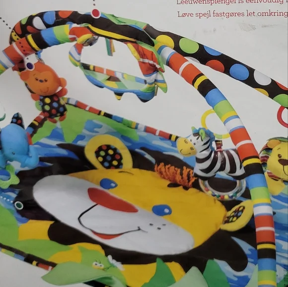 Sensory Play Mat Blanket Activity Gym with unique textures Little Lion 0m-5m NEW